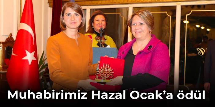 halktv.com.tr muhabiri Hazal Ocak’a ödül