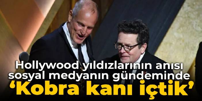 Hollywood yıldızlarının 'kobra' anısı sosyal medyanın gündeminde