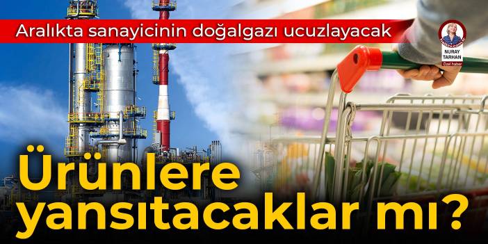 Aralıkta sanayicinin doğalgazı ucuzlayacak: Ürünlerine yansıtacaklar mı?