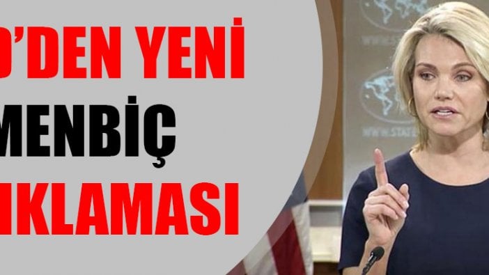 ABD’den yeni Menbiç açıklaması