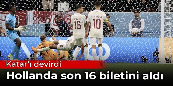 Hollanda son 16 biletini aldı