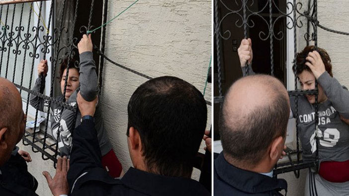 Korkudan titriyordu... Genç kadını polis böyle kurtardı