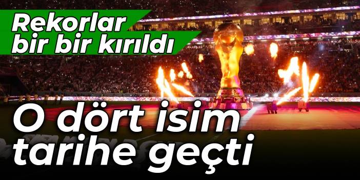 Rekorlar bir bir kırıldı: O dört isim tarihe geçti