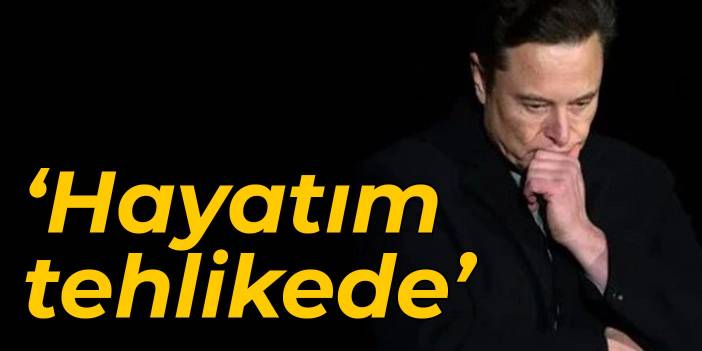 Elon Musk: Hayatım tehlikede