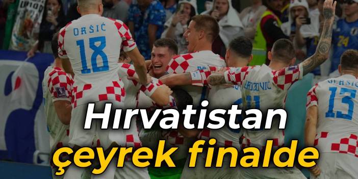 Japonya'yı eledi... Hırvatistan çeyrek finalde