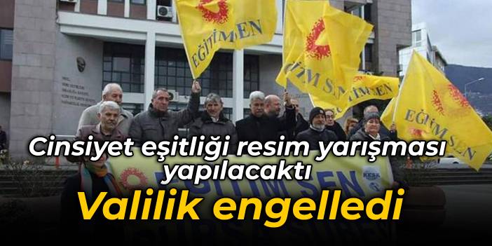 Okullarda cinsiyet eşitliği resim yarışmasına Valilik engeli