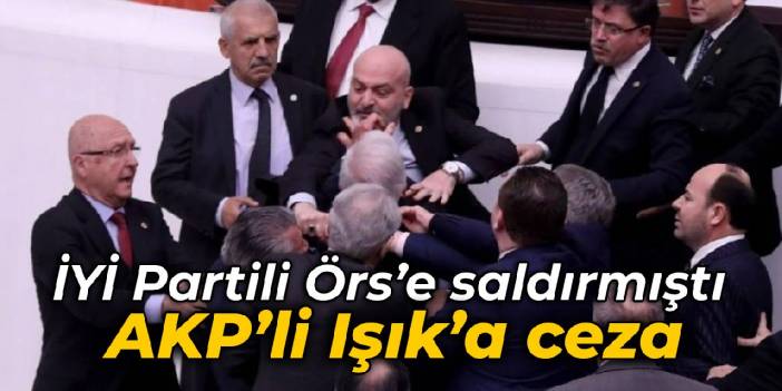 İYİ Partili Örs'e saldırmıştı: AKP'li Işık'a çıkarma cezası