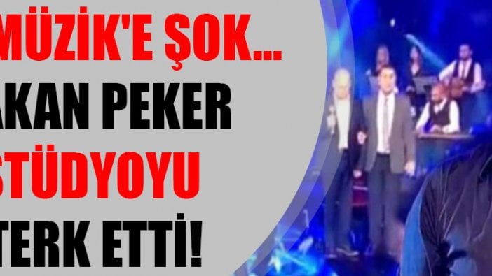 TRT Müzik'e şok... Hakan Peker stüdyoyu terk etti!