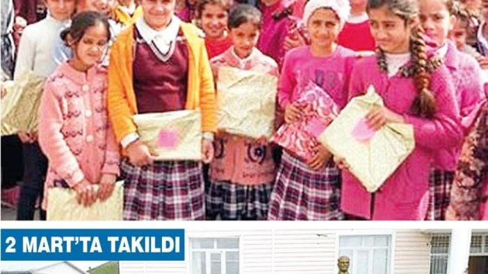 Milli Eğitim Müdürü okulda türban dağıttı