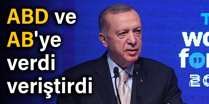 ABD ve AB'ye verdi veriştirdi