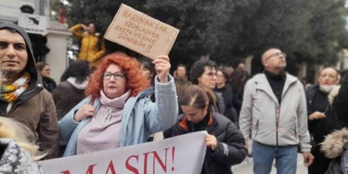 İstanbul'da sokak hayvanları için protesto