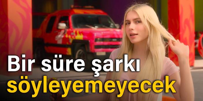 Aleyna Tilki bir süre şarkı söyleyemeyecek