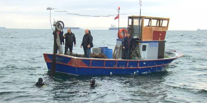 Marmara Denizi'nde 'Hayalet ağ' temizliği