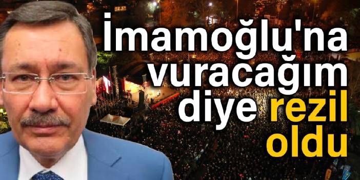 İmamoğlu'na vuracağım diye rezil oldu