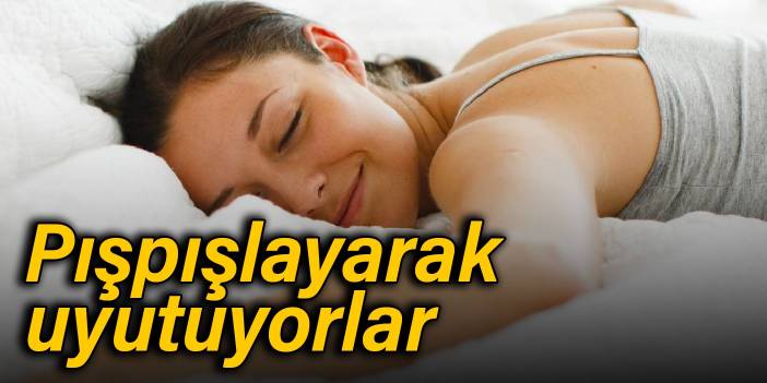 Pışpışlayarak uyutuyorlar