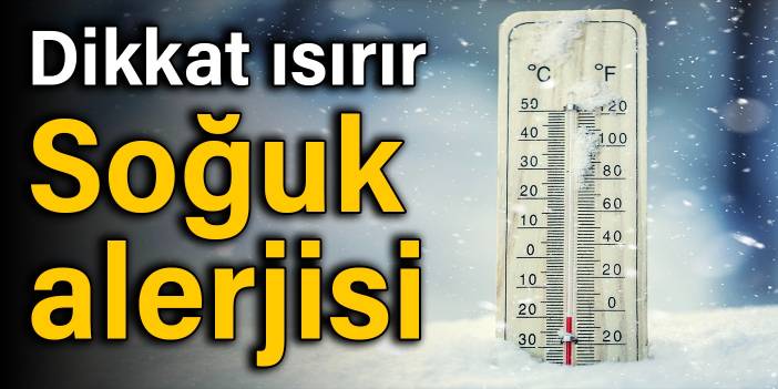 Dikkat ısırır: Soğuk alerjisi