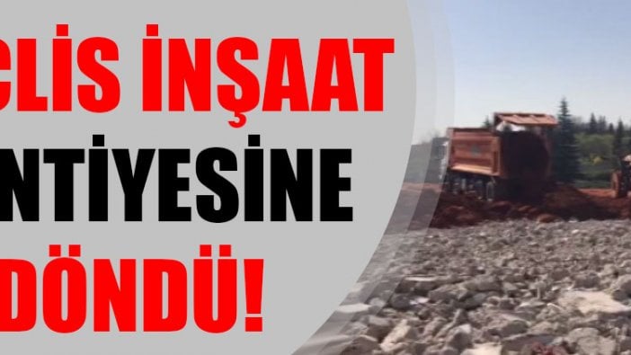 Meclis inşaat şantiyesine döndü!