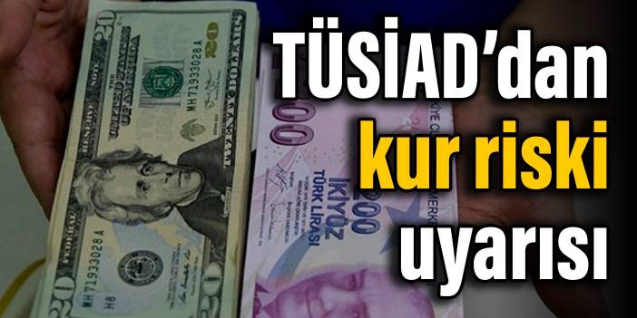 TÜSİAD’dan kur riski uyarısı