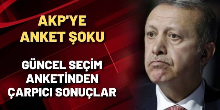 Son seçim anketi geldi! Millet ittifakının oy oranı Sarayı üzecek!