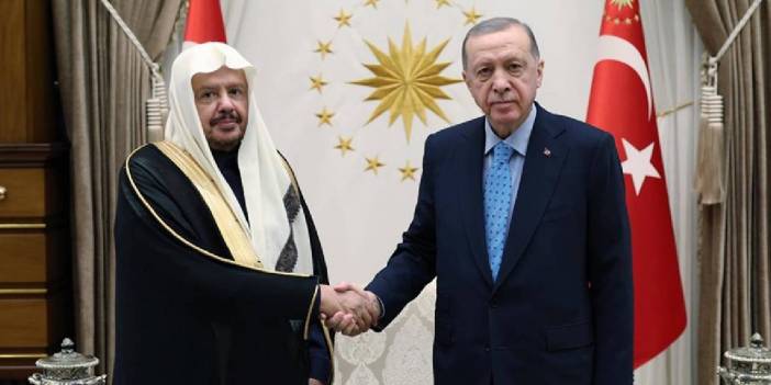 Erdoğan, Muhammed Al Şeyh'i ağırladı