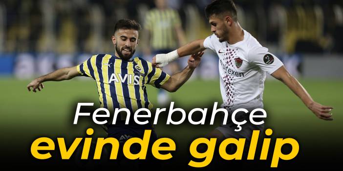 Fenerbahçe evinde galip