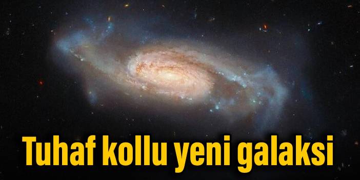 Tuhaf kollu yeni galaksi