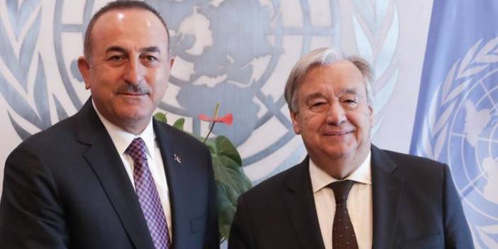 Çavuşoğlu ve Guterres görüştü