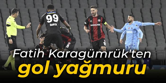 Fatih Karagümrük'ten gol yağmuru