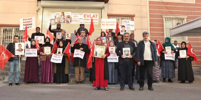 Diyarbakır'da evlat nöbeti: 349 aile bekliyor