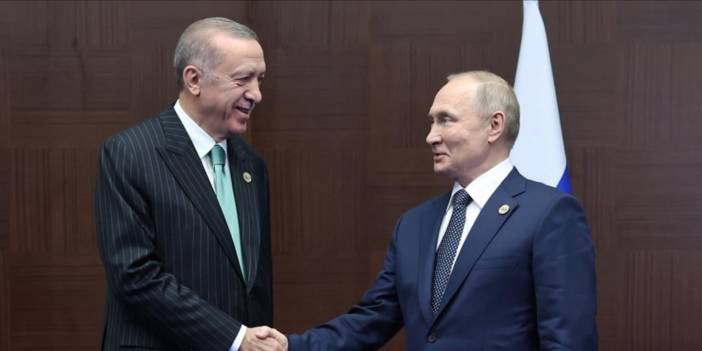 Son dakika... Cumhurbaşkanı Erdoğan, Putin ile görüştü