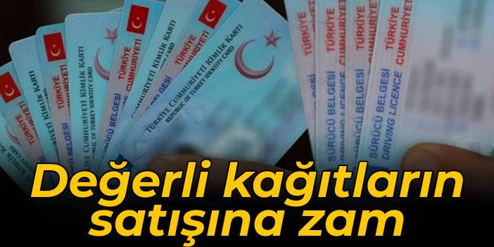 Değerli kağıtların satışına zam