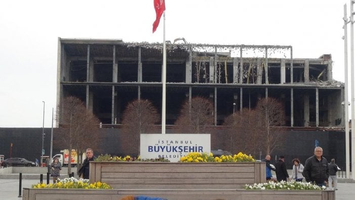 Taksim Meydanı'nda duygulandıran görüntü