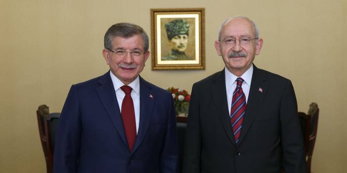 Davutoğlu'ndan Kılıçdaroğlu'na ziyaret