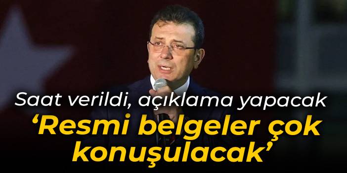 İmamoğlu İBB'ye terör soruşturması hakkında konuşacak