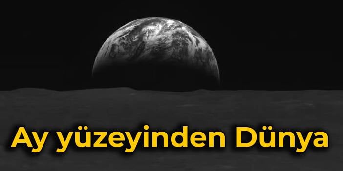 Ay yüzeyinden Dünya