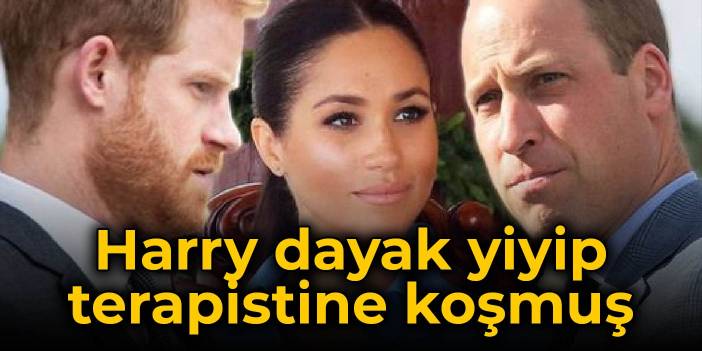 Harry dayak yiyip terapistine koşmuş