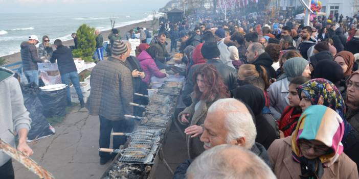 Festivalde 30 ton balık tüketildi