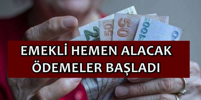 Emeklilere yeni ödeme - 11 Bin TL anında hesaplara yatıyor