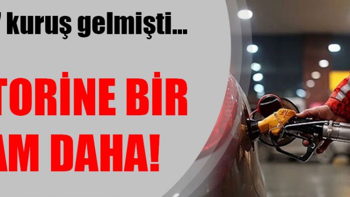 Dün 17 kuruş gelmişti... Motorine bir zam daha