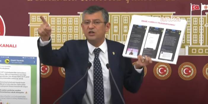 CHP'li Özel konuşurken İçişleri'nden ilk yanıt