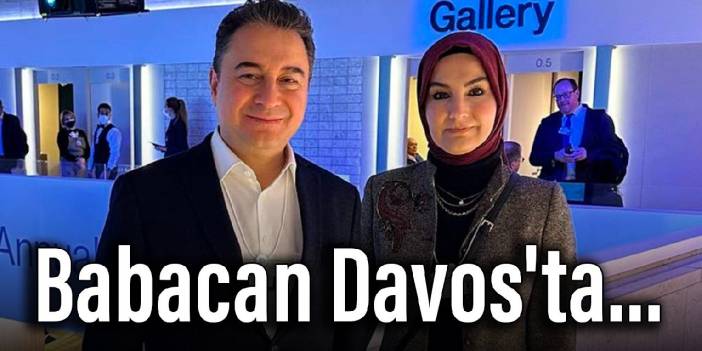 Babacan Davos'ta... 10 oturuma katılacak