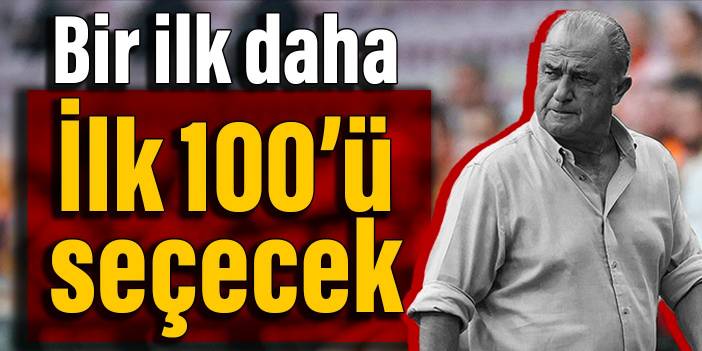 Fatih Terim'ten bir ilk daha!