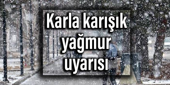 Karla karışık yağmur uyarısı: Balkanlar üzerinden soğuk hava dalgası geliyor