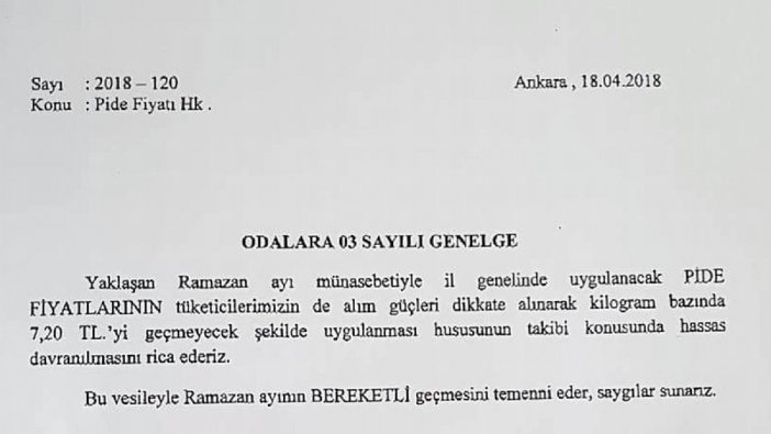 Ramazan pidesine zam geldi