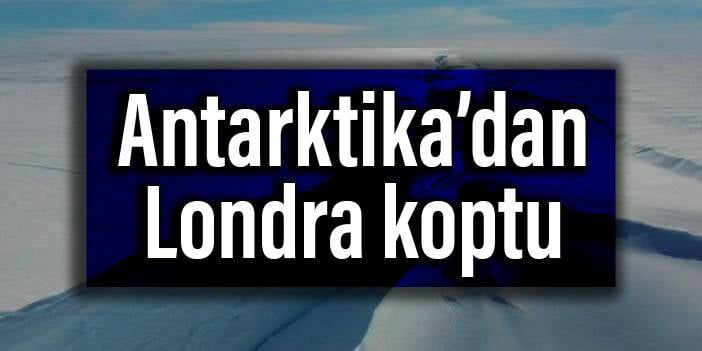 Antarktika’dan Londra koptu