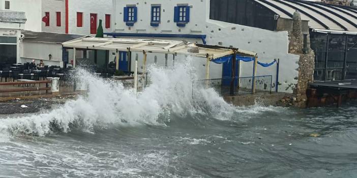 Bodrum'da yarın feribot seferlerine fırtına engeli