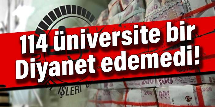 114 üniversite bir Diyanet edemedi!