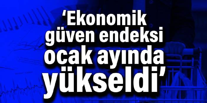 TÜİK: Ekonomik güven endeksi ocak ayında yükseldi