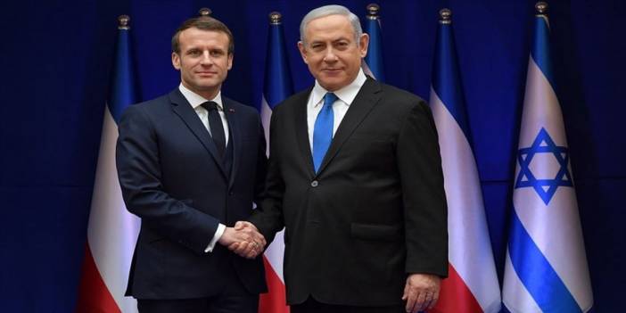 Netanyahu ile Macron'dan İran tepkisi