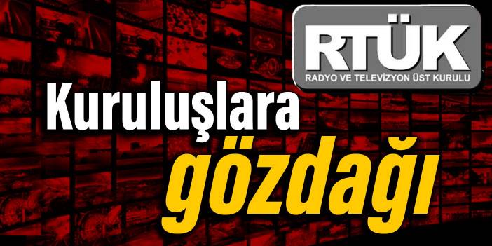 RTÜK başkanından kuruluşlara gözdağı